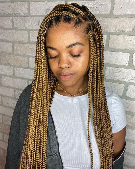 55 Most Popular Box Braids Hairstyles And Haircuts